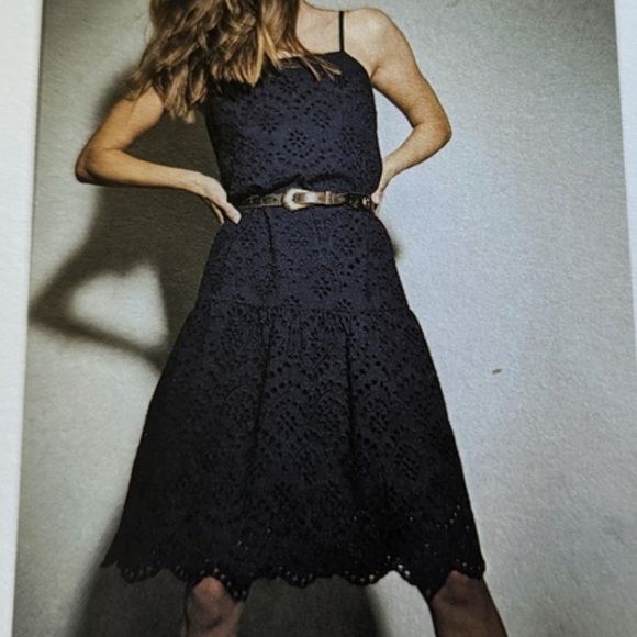 Nation LTD Rayna Drop Waist Eyelet Dress - Picture 1 of 5